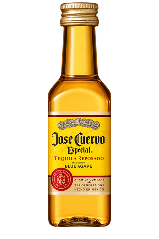 Mini botella de José Cuervo Especial Reposado
